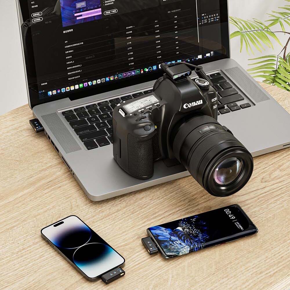 Bluetooth prisegami mikrofonai black BLAVEC MK-02 ClipGo Combo USB-C + Lightning LMMK02-B 7