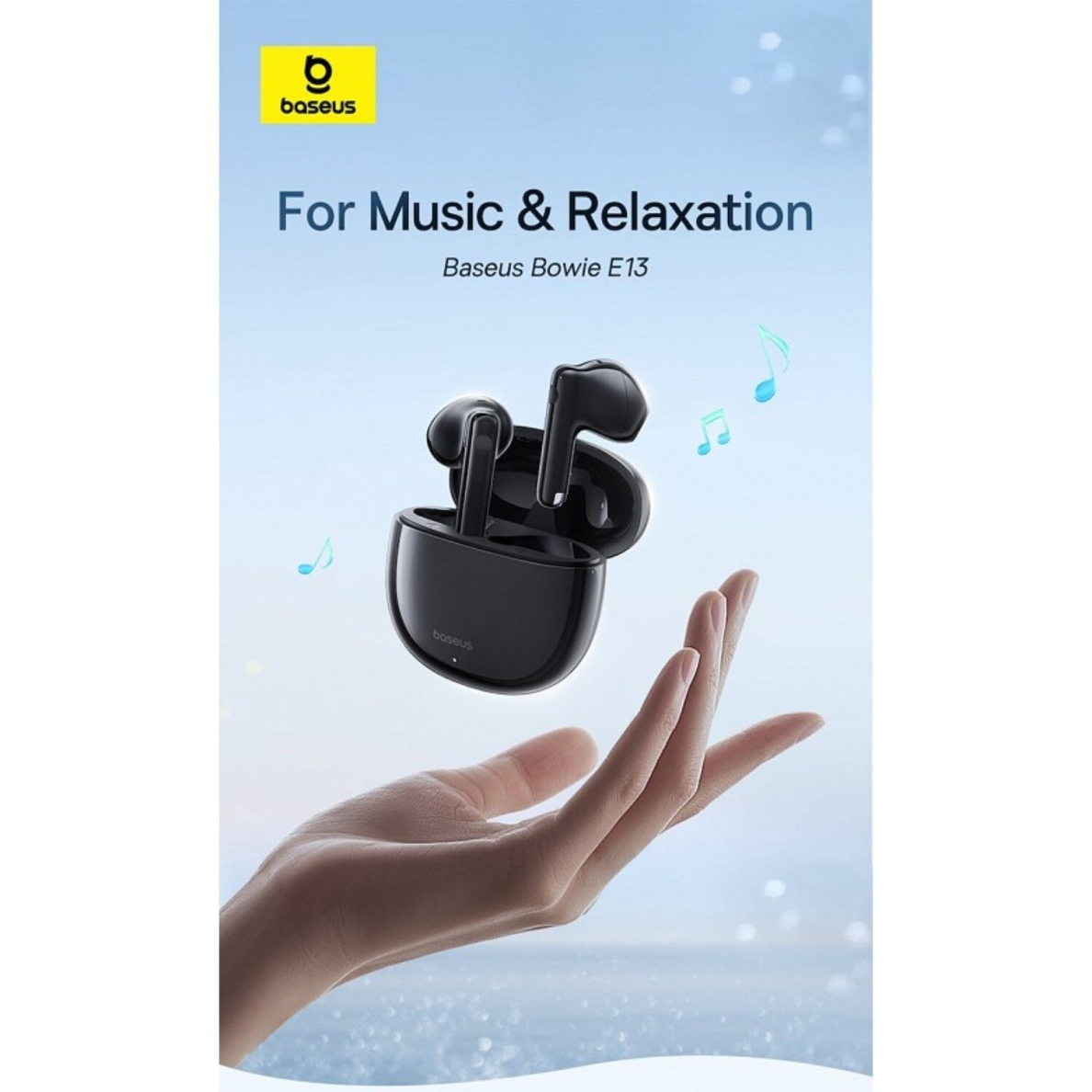 Bluetooth ausinės black Baseus Bowie E13 A00059701127-Z1 6