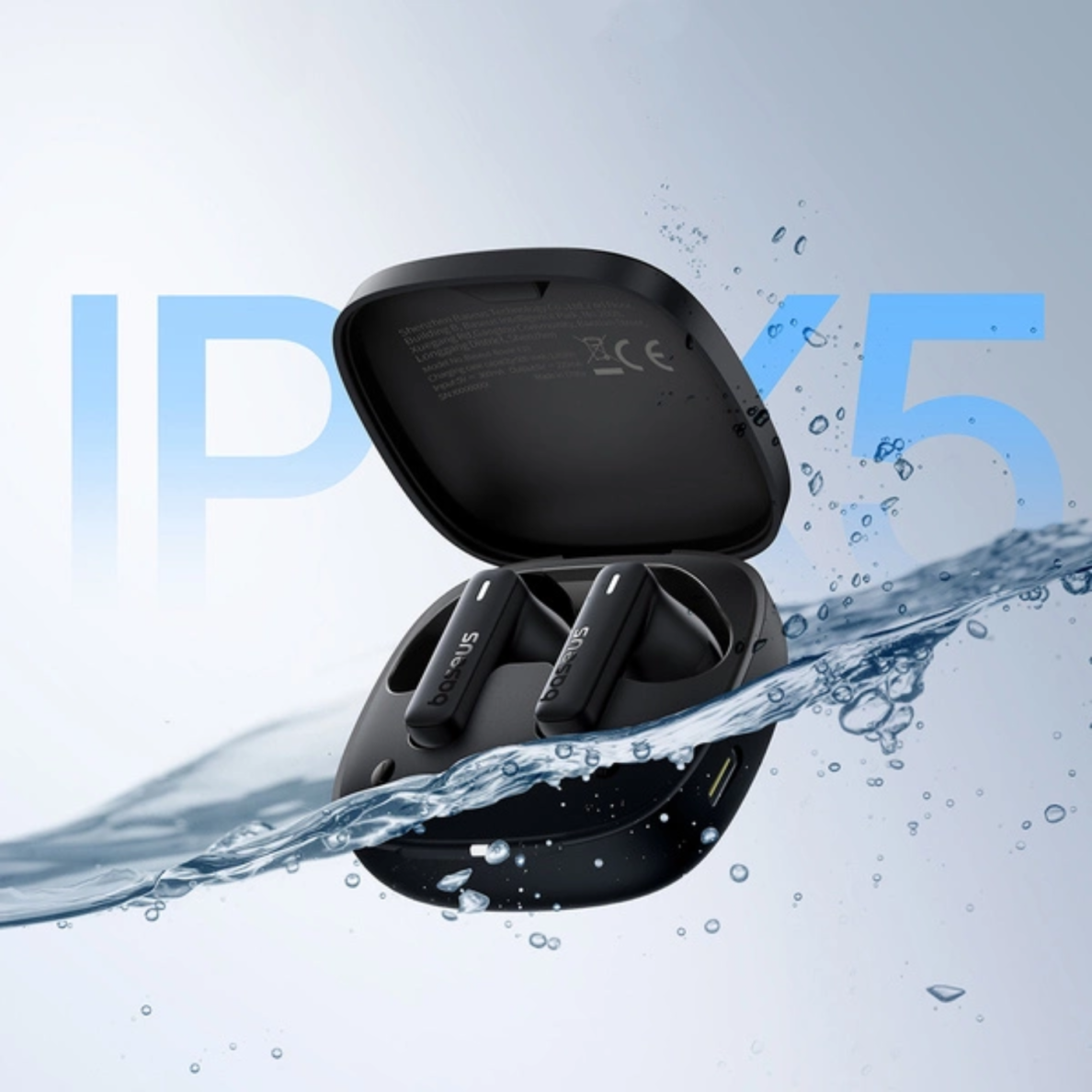 Bluetooth ausinės black Baseus Bowie E19 A00069600113-00 9
