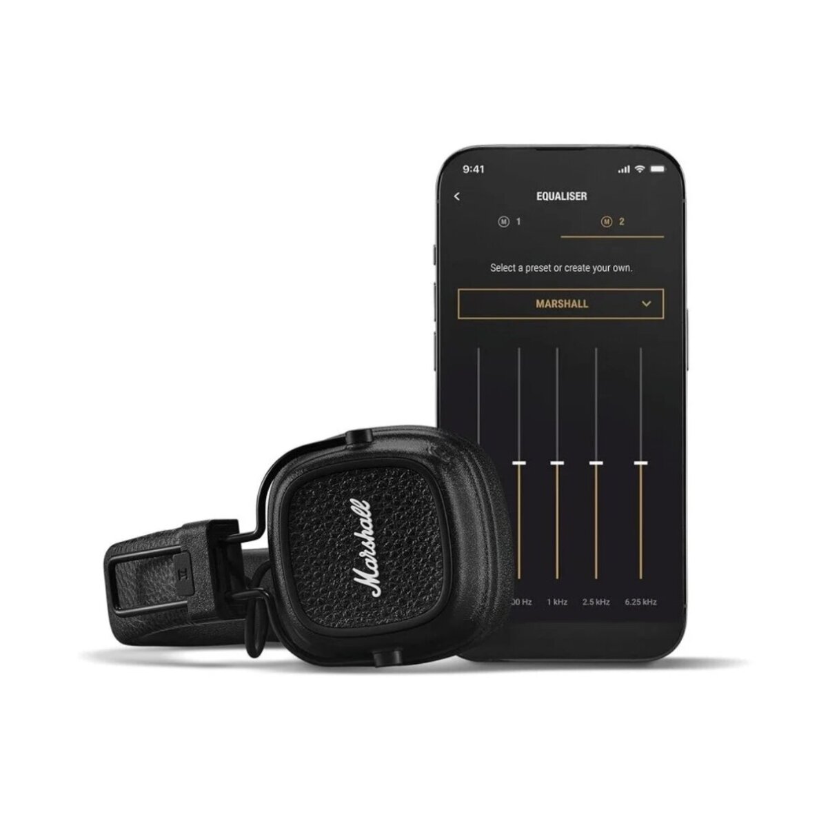 Bluetooth ausinės black MARSHALL Major V 740072 4