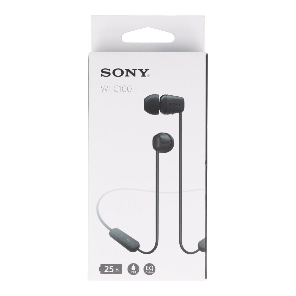Bluetooth ausinės black SONY WI-C100 Bluetooth ausinės black SONY WI-C100