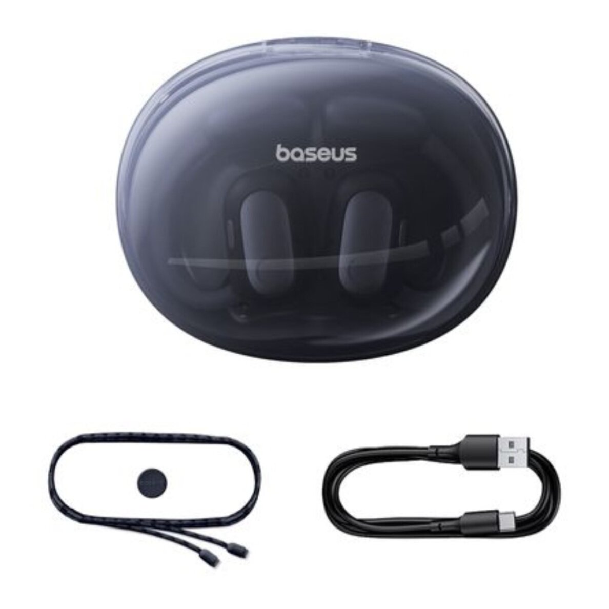 Bluetooth ausinės juodos Baseus Eli Sport1 A00064400121-00 5