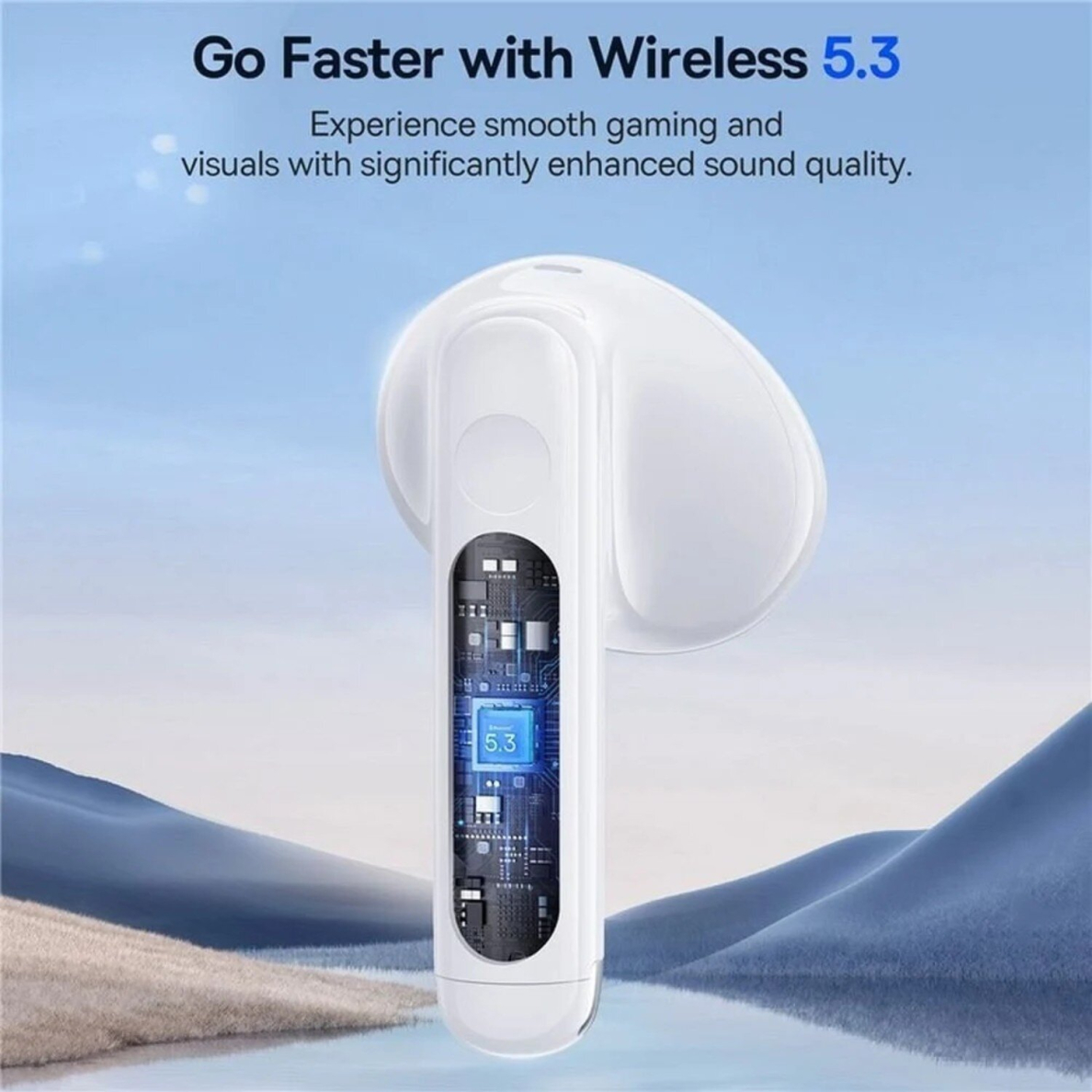 Bluetooth ausinės white Baseus Bowie E13 A00059701217-Z1 9 Bluetooth ausinės white Baseus Bowie E13 A00059701217-Z1 9