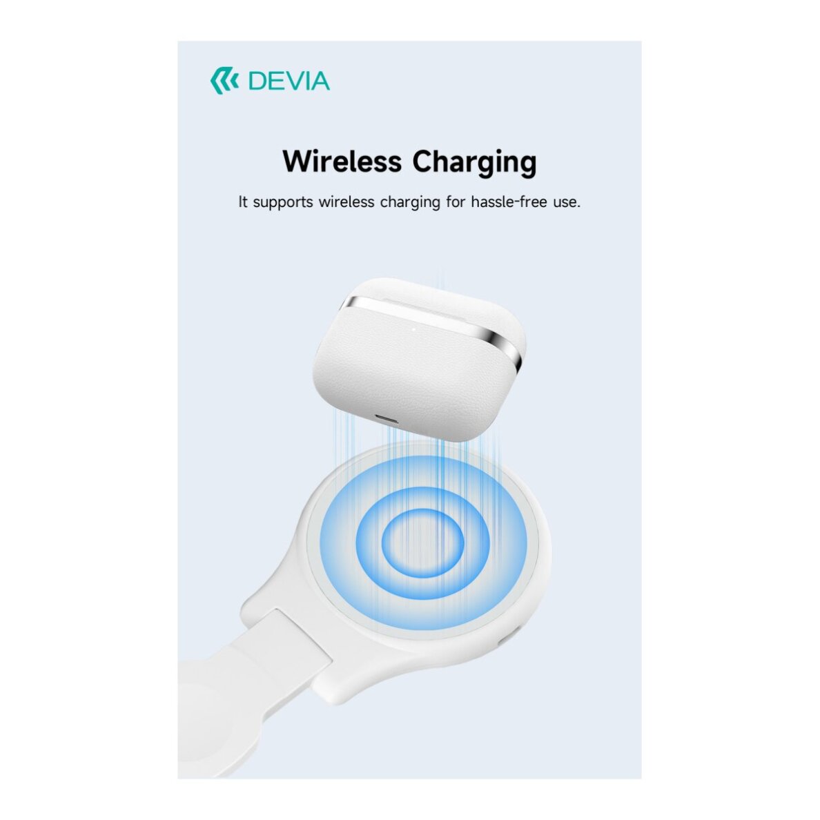 Bluetooth ausinės white Devia ANC TWS Ultra1 EM031 2