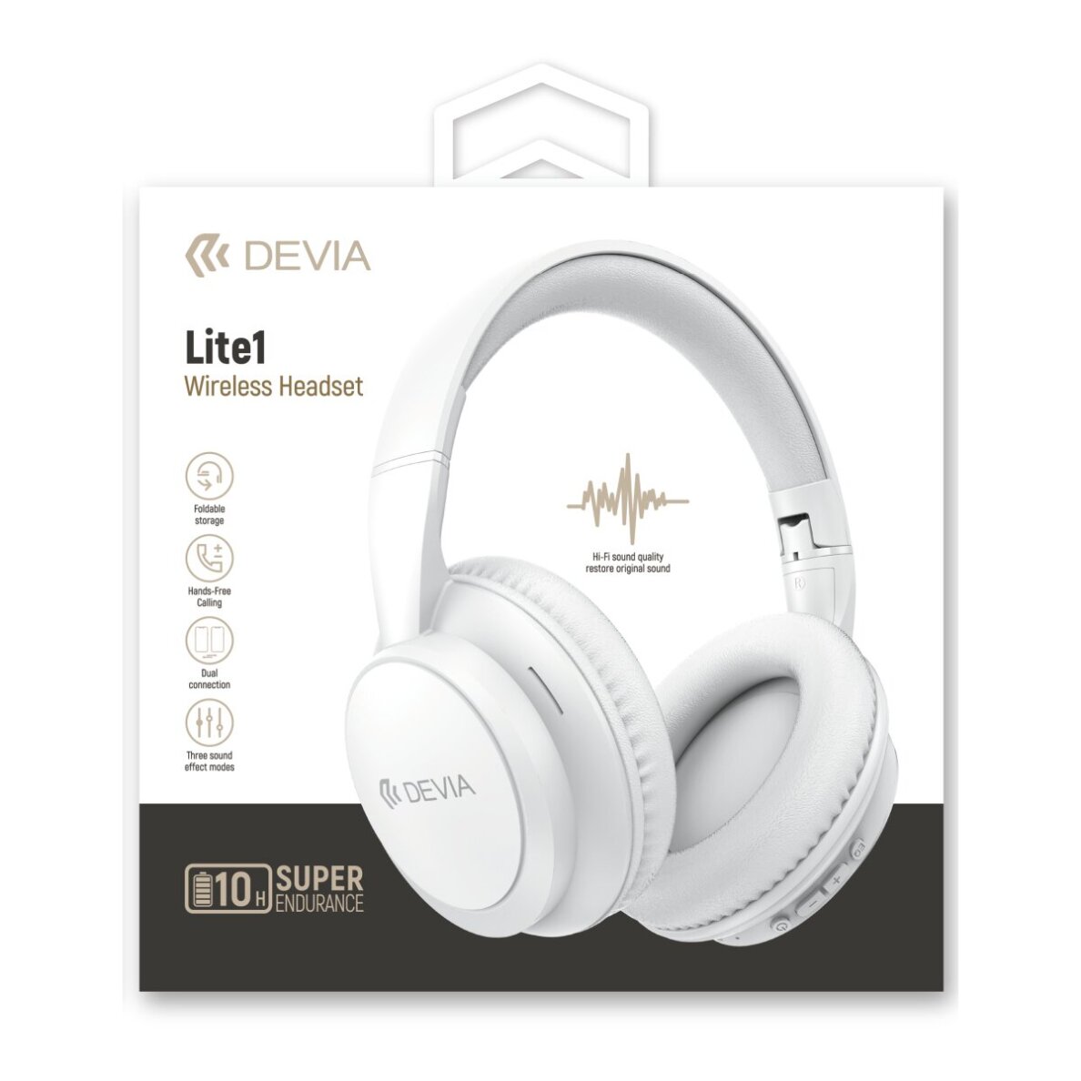Bluetooth ausinės white DEVIA Lite1 JH-820 3