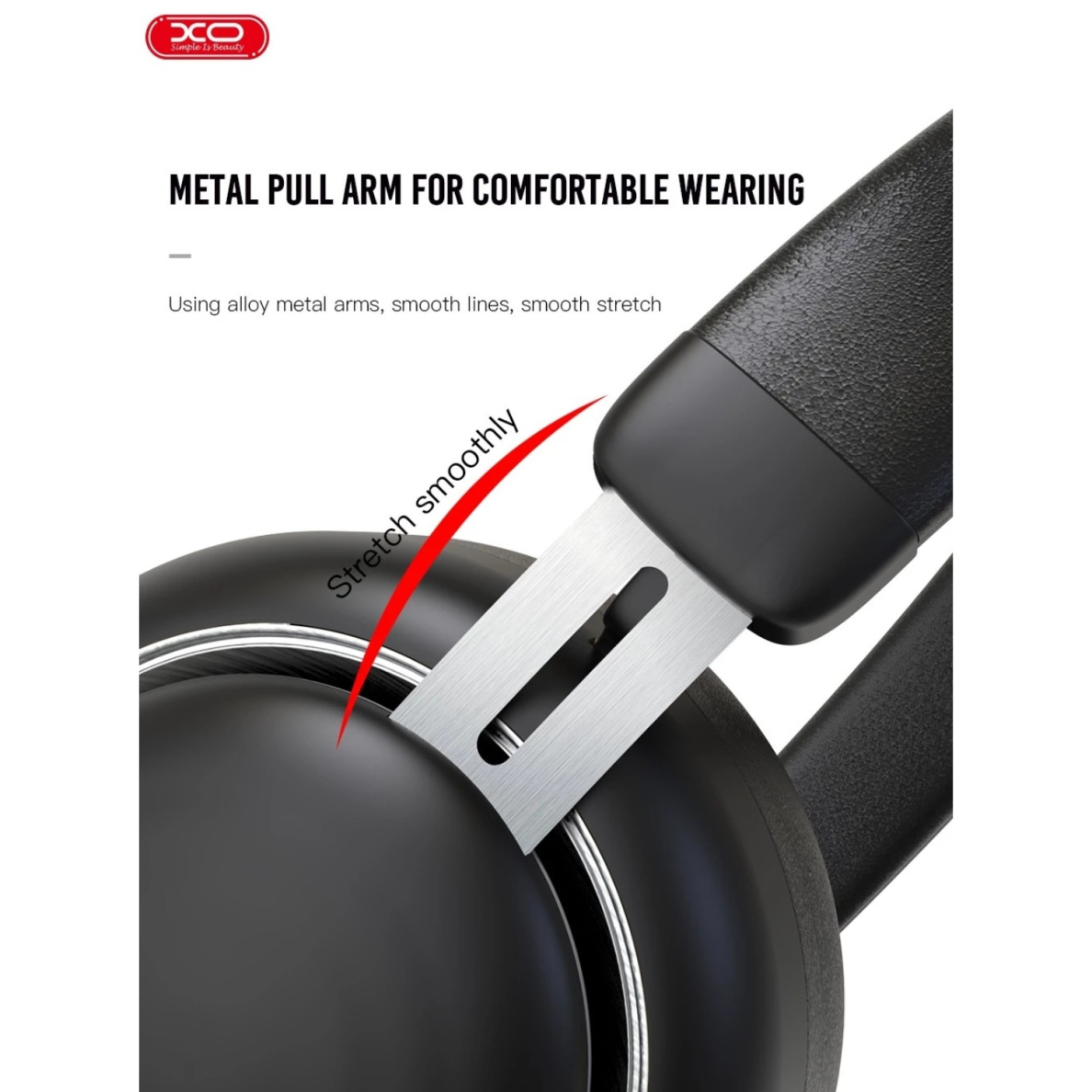 Bluetooth ausinės XO BE10 juodos 11