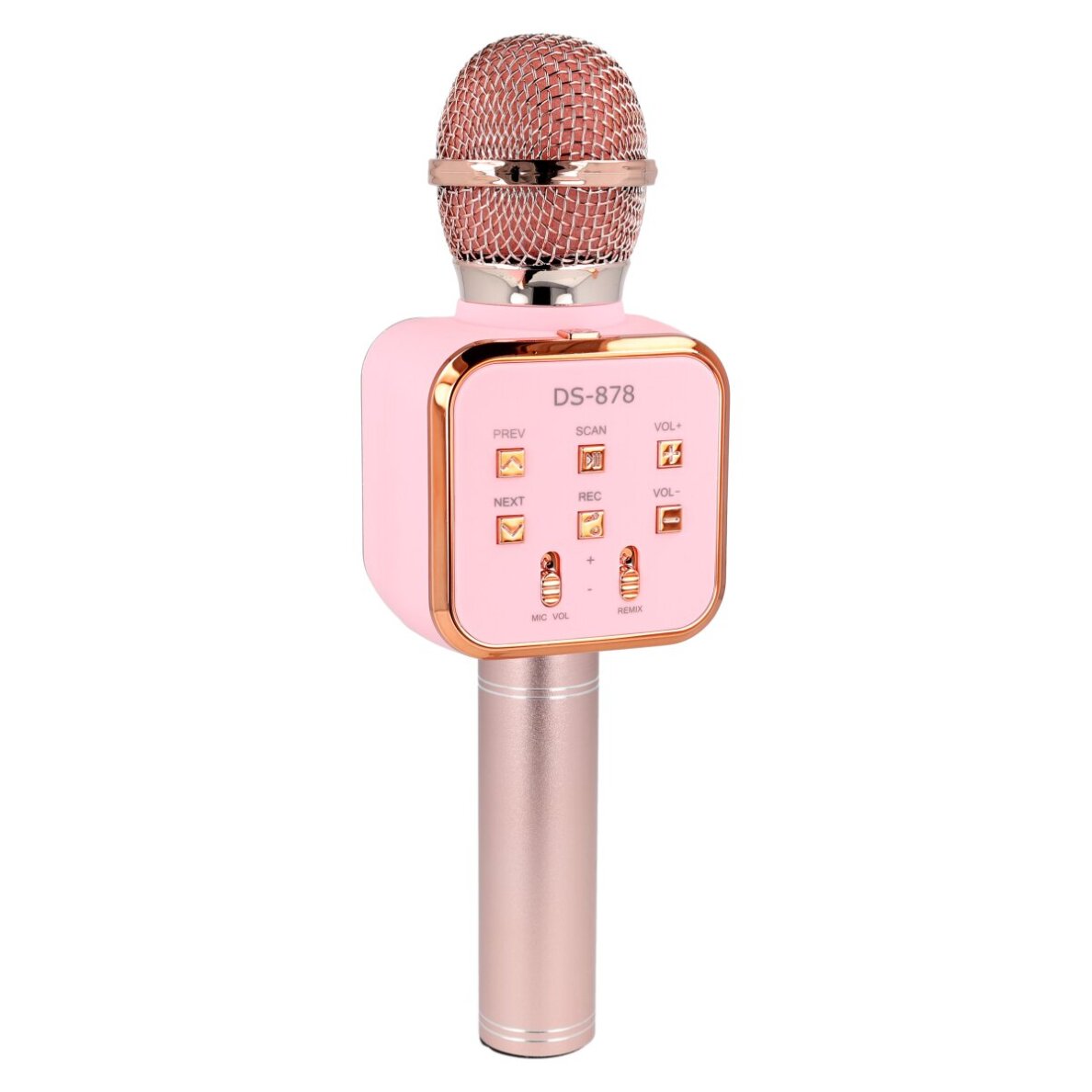Bluetooth garsiakalbis-mikrofonas pink DS-878 40264 Bluetooth garsiakalbis-mikrofonas pink DS-878 40264