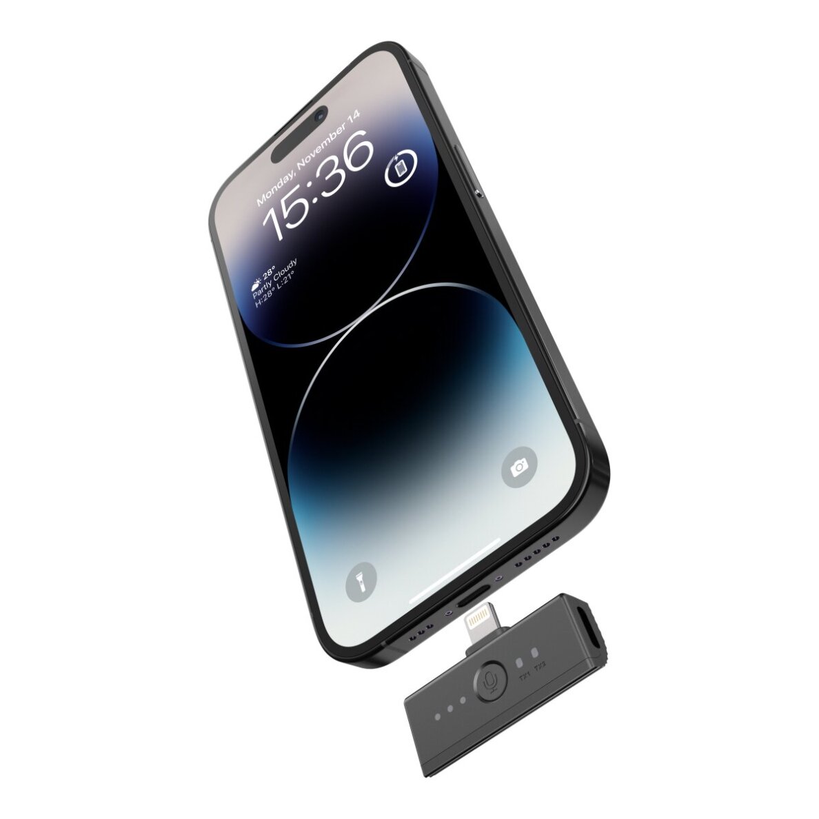 Bluetooth prisegamas mikrofonas Ultra1 TYPE-C DEVIA H01 4