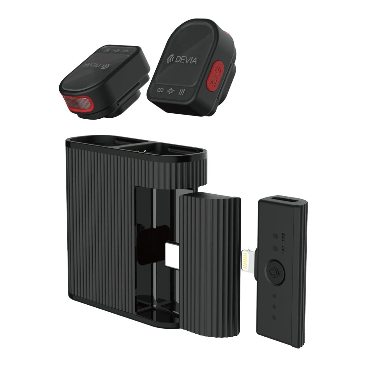 Bluetooth prisegamas mikrofonas Ultra1 TYPE-C DEVIA H01 Bluetooth prisegamas mikrofonas Ultra1 TYPE-C DEVIA H01