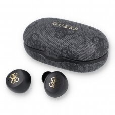Bluetooth ausinės black GUESS 4G Metal GUTWSP4EGK