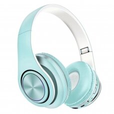 Bluetooth ausinės mėtos spalvos P39 30179