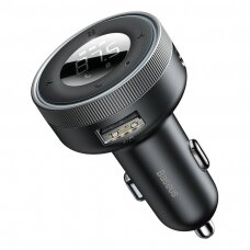 Bluetooth FM moduliatorius-kroviklis Baseus x2USB CCLH-01 black