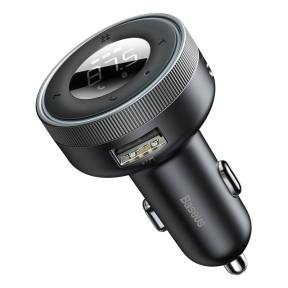 Bluetooth FM moduliatorius-kroviklis Baseus x2USB CCLH-01 black