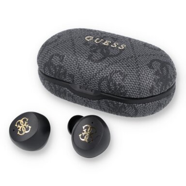 Bluetooth ausinės black GUESS 4G Metal GUTWSP4EGK Bluetooth ausinės black GUESS 4G Metal GUTWSP4EGK