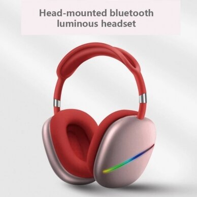 Bluetooth ausinės AKZ MAX10 rausvos 30208 1