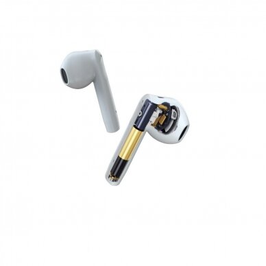 Bluetooth ausinės baltos Devia TWS Joy A10 EM409 1