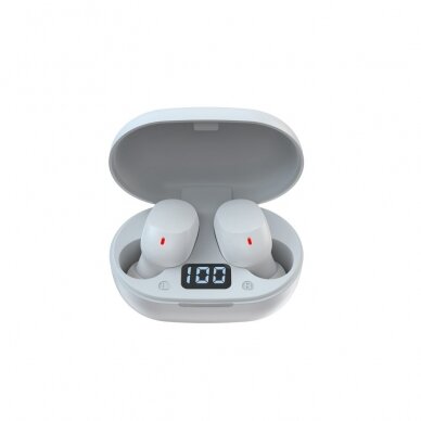 Bluetooth ausinės baltos Devia TWS Joy A6 EM406 2