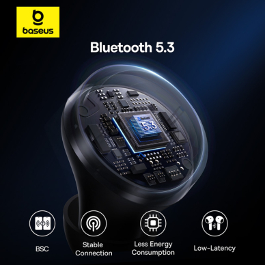 Bluetooth ausinės black Baseus Bowie E18 A00023800123-00 4