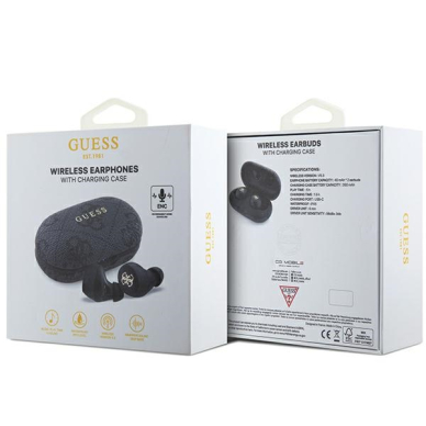 Bluetooth ausinės black GUESS 4G Metal GUTWSP4EGK 9 Bluetooth ausinės black GUESS 4G Metal GUTWSP4EGK 9