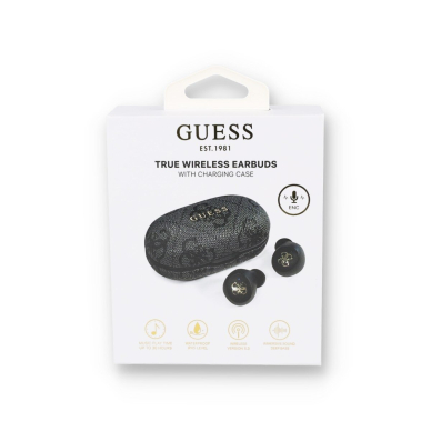 Bluetooth ausinės black GUESS 4G Metal GUTWSP4EGK 3