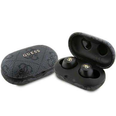 Bluetooth ausinės black GUESS 4G Metal GUTWSP4EGK 4