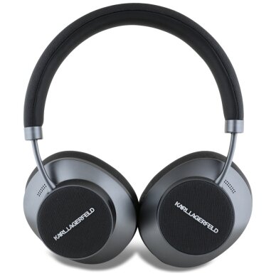 Bluetooth ausinės black KARL LAGERFELD ANC / ENC Saffiano Metal Logo KLBHP73PSACKMK 2