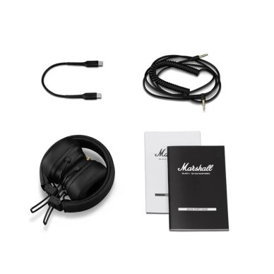 Bluetooth ausinės black MARSHALL Major V 740072 5 Bluetooth ausinės black MARSHALL Major V 740072 5