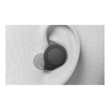 Bluetooth ausinės black SONY WF-C510 4