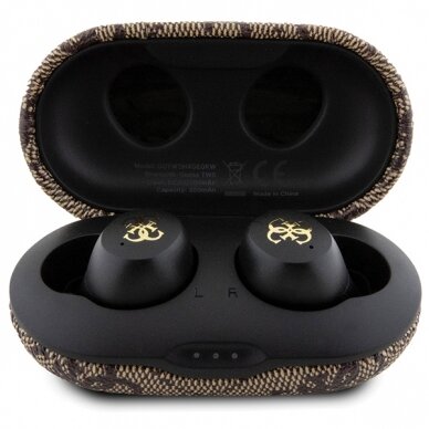Bluetooth ausinės brown GUESS 4G Metal GUTWSP4EGK 3