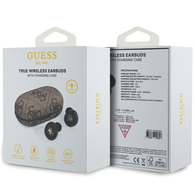Bluetooth ausinės brown GUESS 4G Metal GUTWSP4EGK 5
