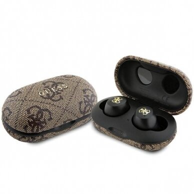 Bluetooth ausinės brown GUESS 4G Metal GUTWSP4EGK