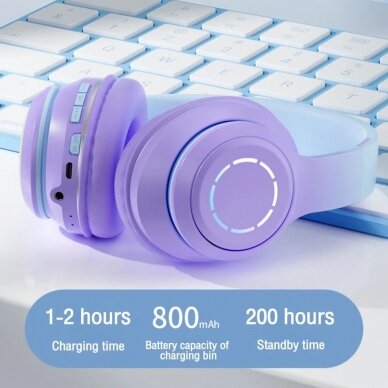 Bluetooth ausinės COLORFUL mėlynos RKD96 30029 4