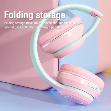 Bluetooth ausinės COLORFUL rožinės RKD96 30029 10 Bluetooth ausinės COLORFUL rožinės RKD96 30029 10