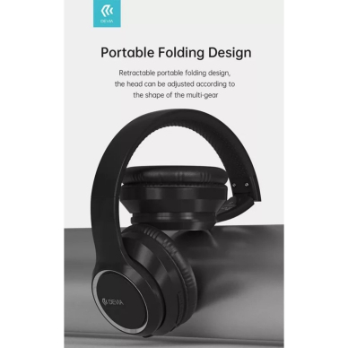 Bluetooth ausinės Devia Kintone juodos 338670 1