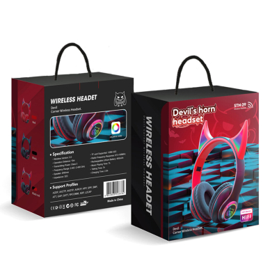 Bluetooth ausinės DEVIL black+red STN-29 30158E 3 Bluetooth ausinės DEVIL black+red STN-29 30158E 3