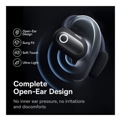 Bluetooth ausinės juodos Baseus Eli Sport1 A00064400121-00 7 Bluetooth ausinės juodos Baseus Eli Sport1 A00064400121-00 7