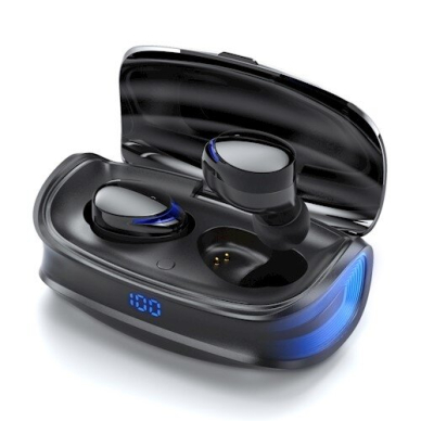 Bluetooth ausinės juodos Devia TWS A9 GAME EM408 1