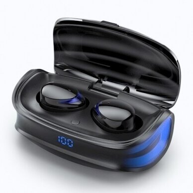 Bluetooth ausinės juodos Devia TWS A9 GAME EM408 3