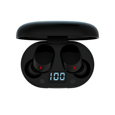 Bluetooth ausinės juodos Devia TWS Joy A6 EM406