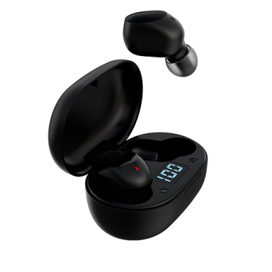 Bluetooth ausinės juodos Devia TWS Joy A6 EM406 1