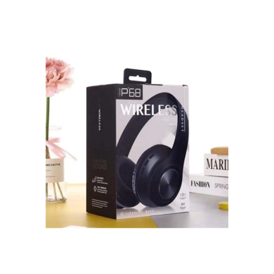 Bluetooth ausinės juodos P68 30185 6 Bluetooth ausinės juodos P68 30185 6