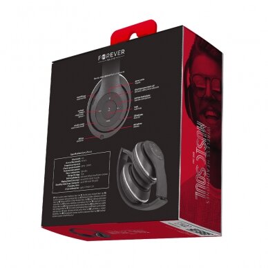 Bluetooth ausinės juodos Rebeltec VIRAL 2048 5