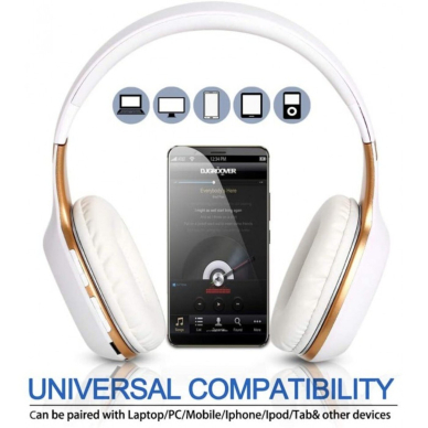 Bluetooth ausinės P951 baltos 2