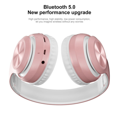 Bluetooth ausinės rausvos P68 30185 2