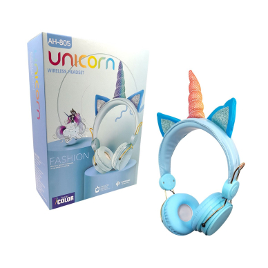 Bluetooth ausinės VIENARAGIS mėlynos AH-805 30205 2