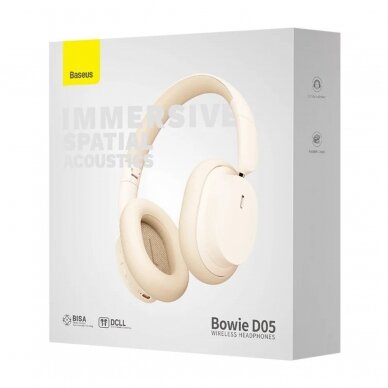 Bluetooth ausinės white Baseus Bowie D05 NGTD020202 3