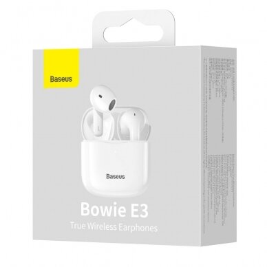 Bluetooth ausinės white Baseus Bowie E3 NGTW080002 3