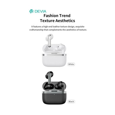 Bluetooth ausinės white Devia ANC TWS Ultra1 EM031 12