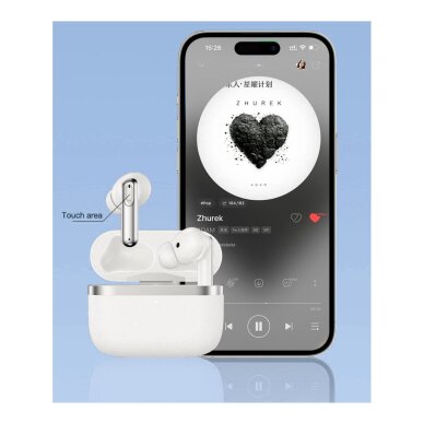 Bluetooth ausinės white Devia ANC TWS Ultra1 EM031 5