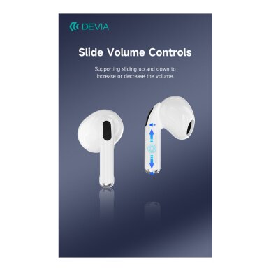 Bluetooth ausinės white Devia TWS Airbuds Pods3 EM410 7